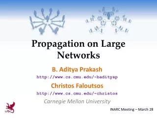 Propagation on Large Networks