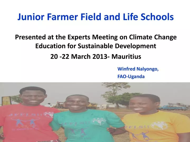 junior farmer field and life schools