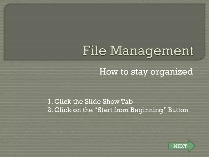 file management