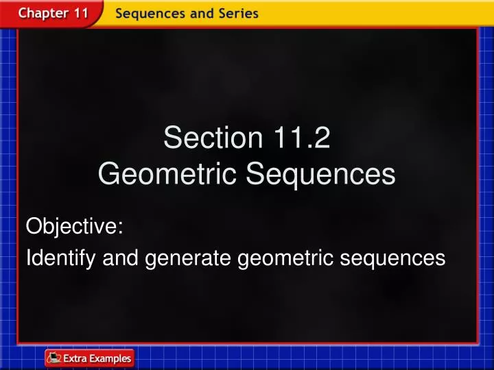 section 11 2 geometric sequences