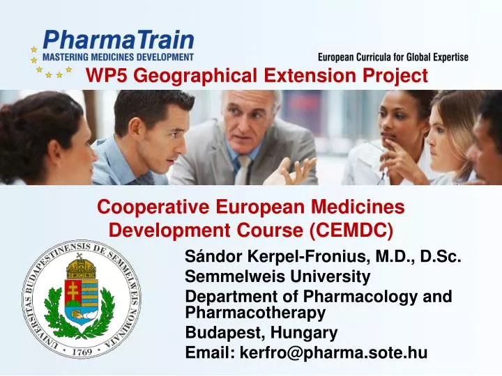cooperative european medicines development course cemdc
