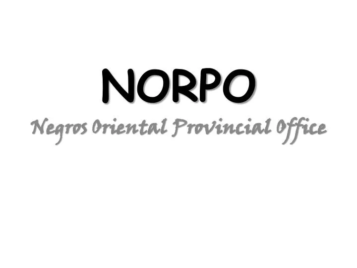 norpo