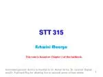 STT 315 - slide 1