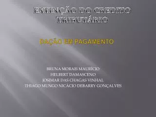 da o em pagamento