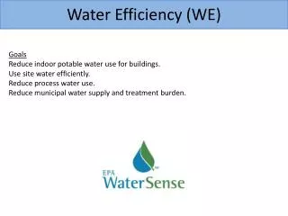 Water Efficiency (WE)