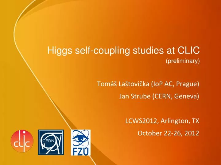 higgs self coupling studies at clic preliminary