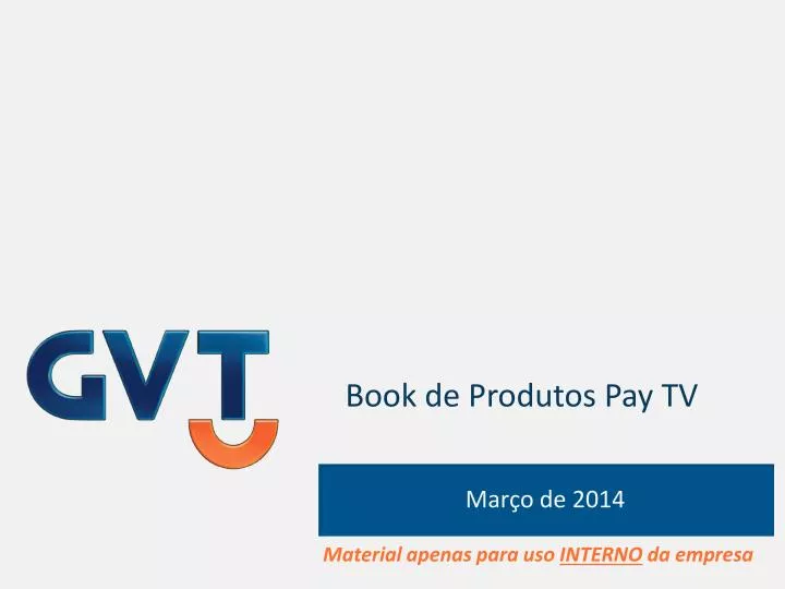 book de produtos pay tv