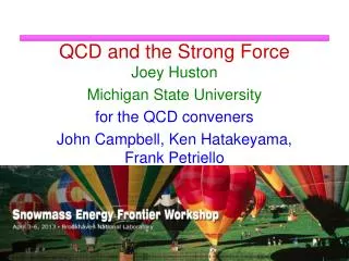 QCD and the Strong Force