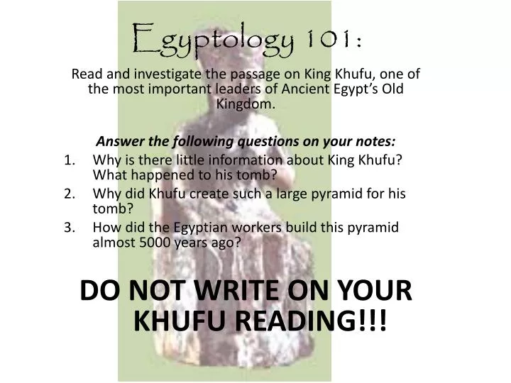 egyptology 101