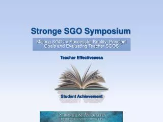 Stronge SGO Symposium