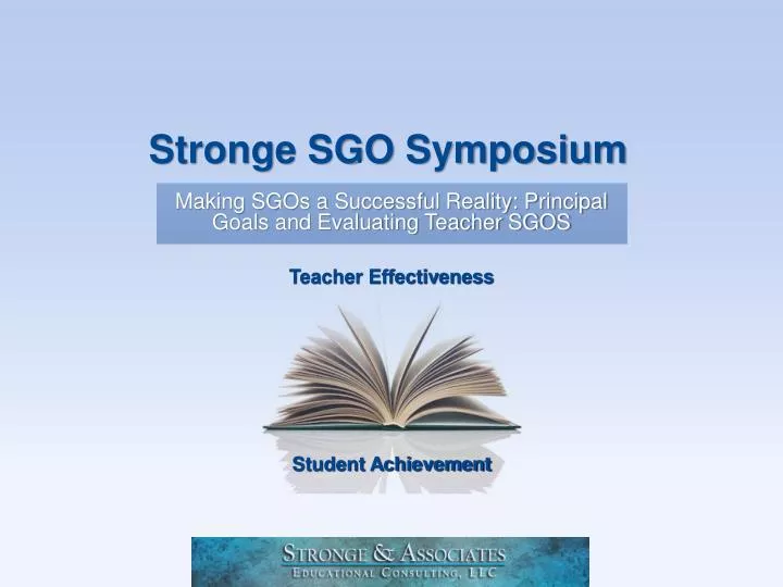 stronge sgo symposium