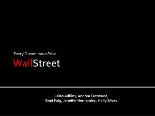 Wall Street