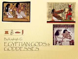 Egyptian gods &amp; goddesses