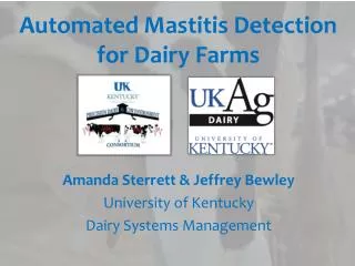 Automated Mastitis Detection for Dairy Farms