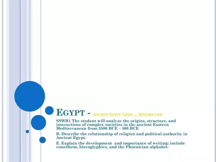 egypt ancient egypt video history com