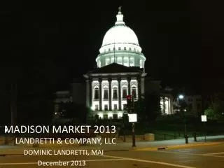 MADISON MARKET 2013