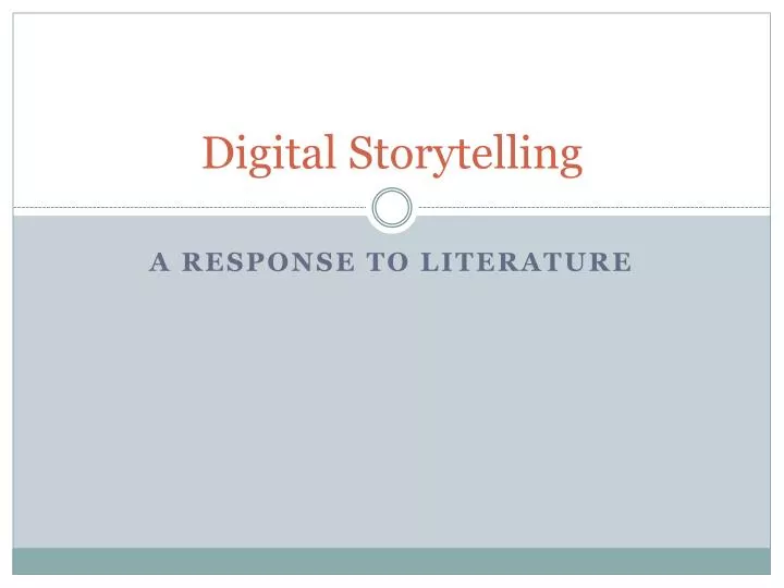 digital storytelling