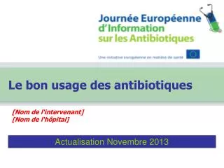 le bon usage des antibiotiques
