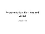 Representation, Elections and Voting - slide 1