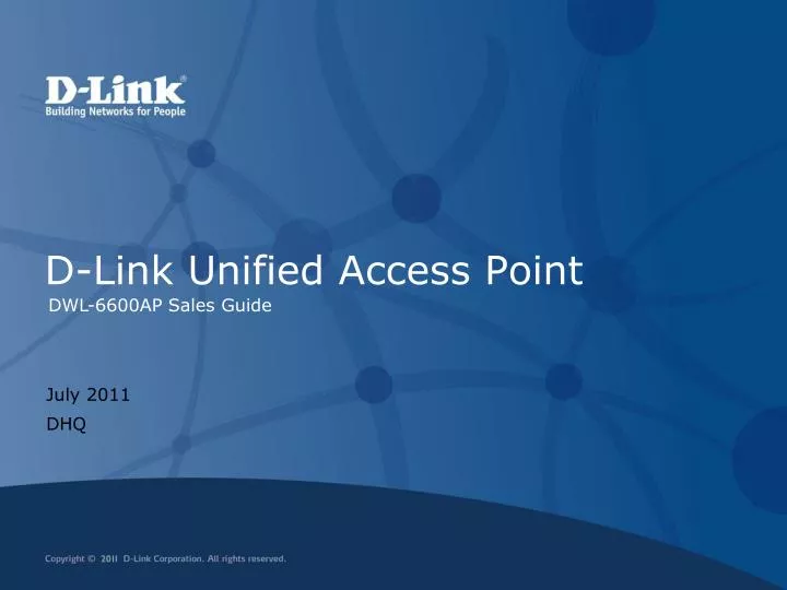 d link unified access point