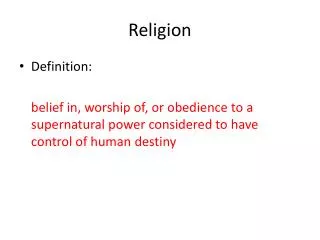 Religion