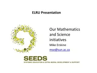 ELRU Presentation