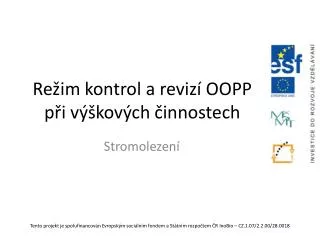 re im kontrol a reviz oopp p i v kov ch innostech
