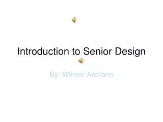 introduction to senior design