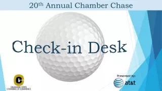 20 th Annual Chamber Chase