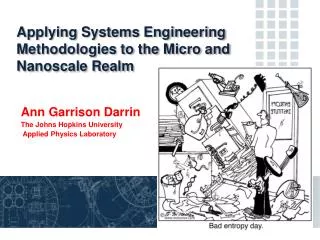 Applying Systems Engineering Methodologies to the Micro and Nanoscale Realm