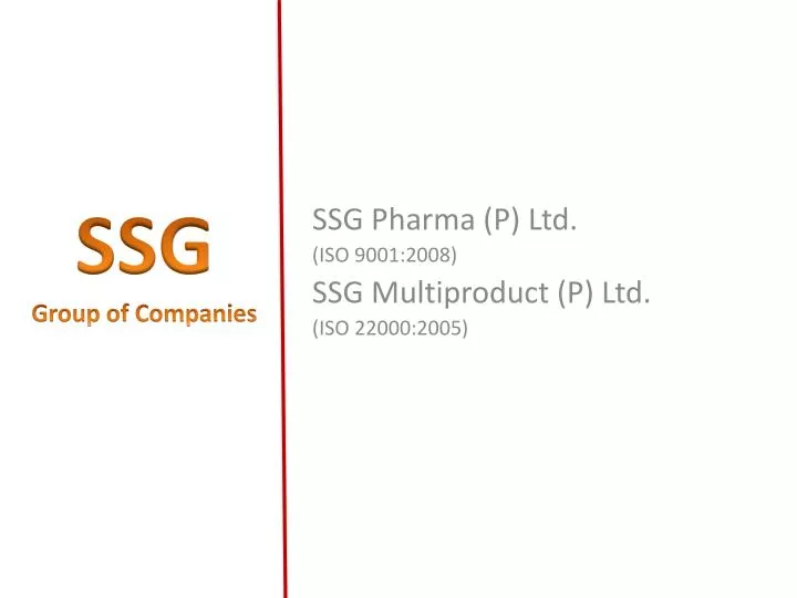 ssg group of companies