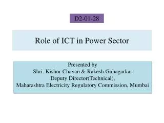 Role of ICT in Power Sector