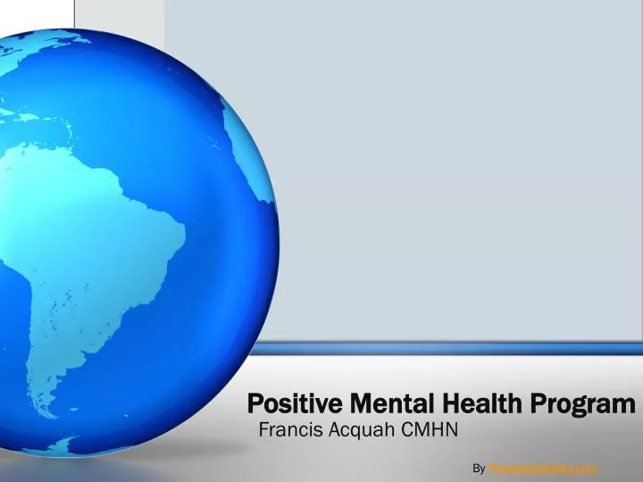 positive mental health program