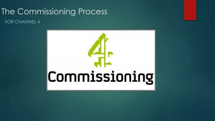 the commissioning process