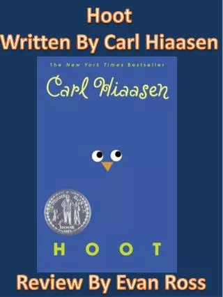 Hoot Written By Carl Hiaasen
