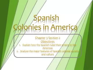 Spanish Colonies in America