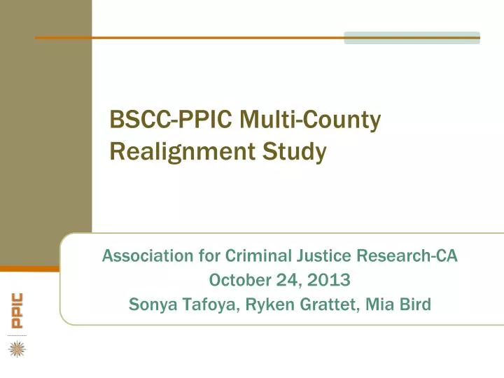 bscc ppic multi county realignment study