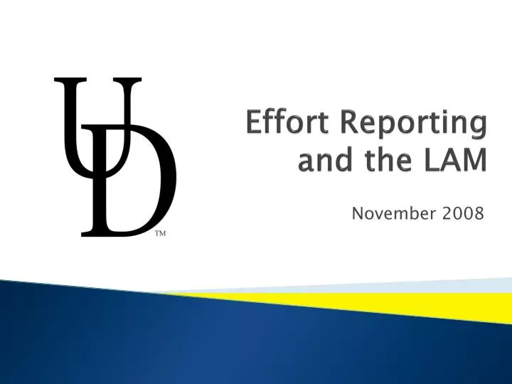 effort reporting and the lam