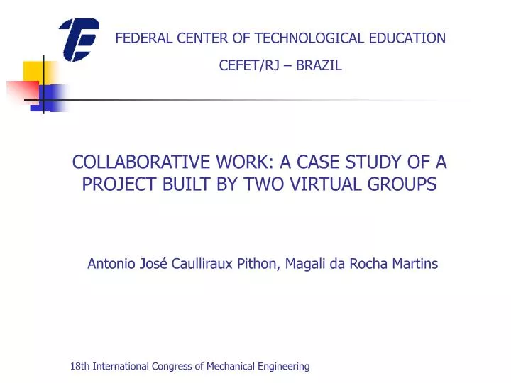 federal center of technological education cefet rj brazil