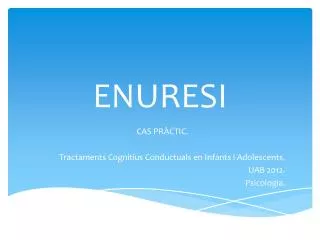 enuresi