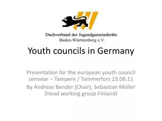 Youth councils in Germany