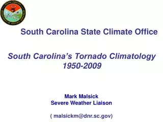 South Carolina State Climate Office