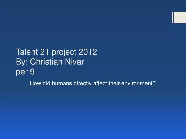 talent 21 project 2012 by c hristian nivar per 9