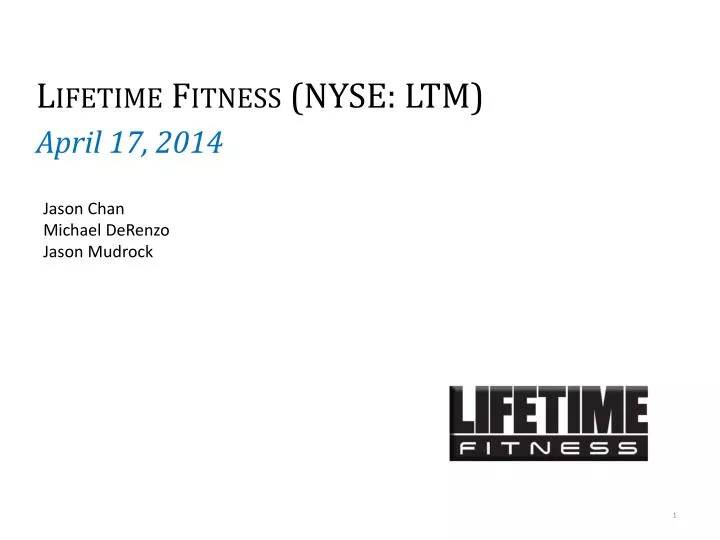 lifetime fitness nyse ltm
