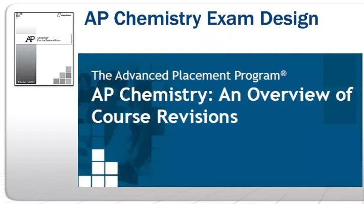 ap chemistry exam design