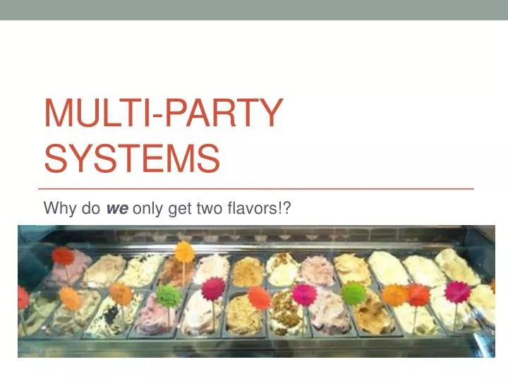 multi party systems