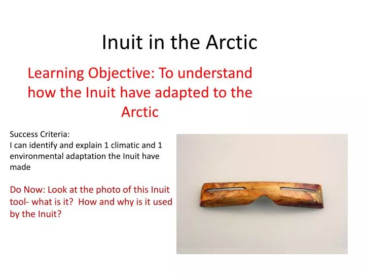 inuit in the arctic