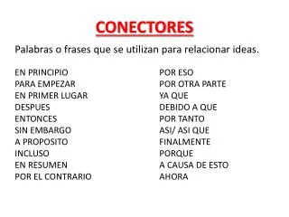 conectores