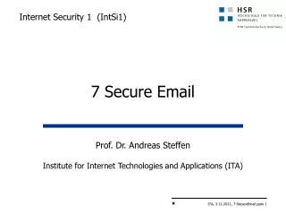 Internet Security 1 ( IntSi1 )