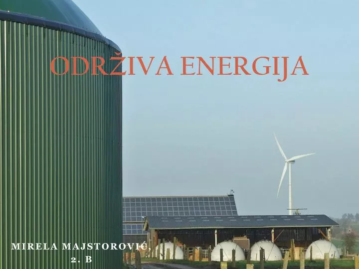 odr iva energija